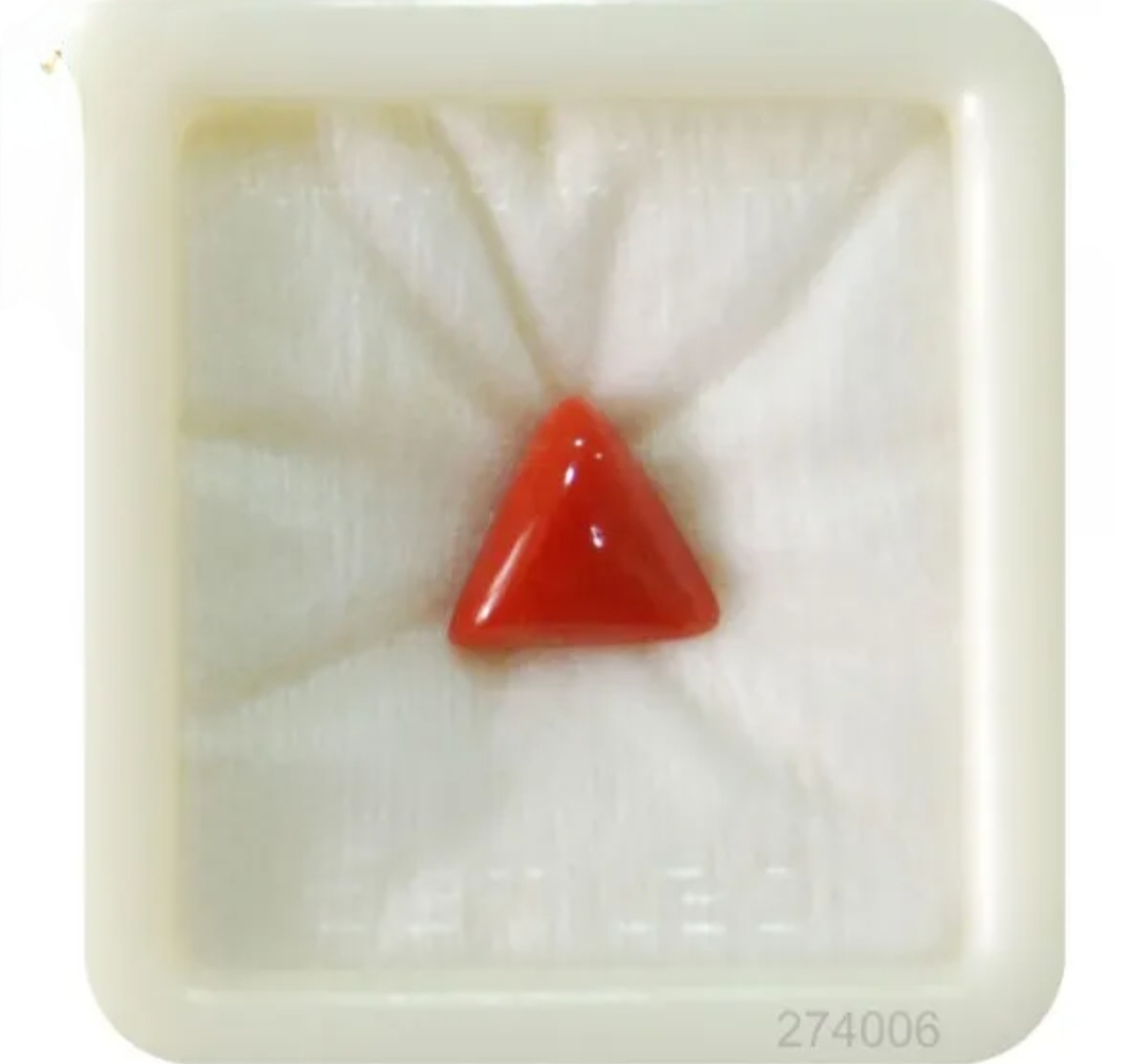 Triangle Moonga Red Premium Quality